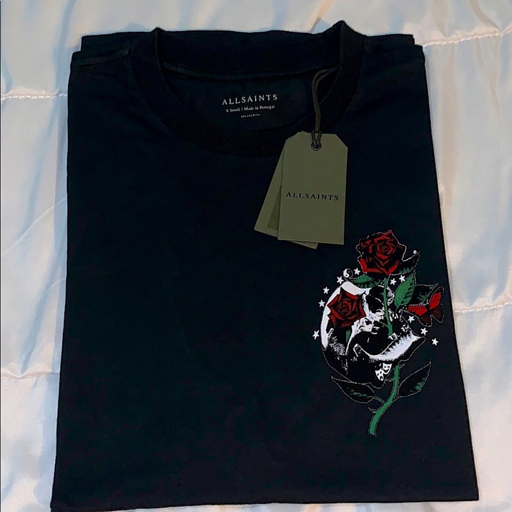 All Saints NWT Black Shirt